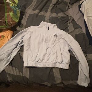 Calvin Klein Light Gray Pullover Jacket